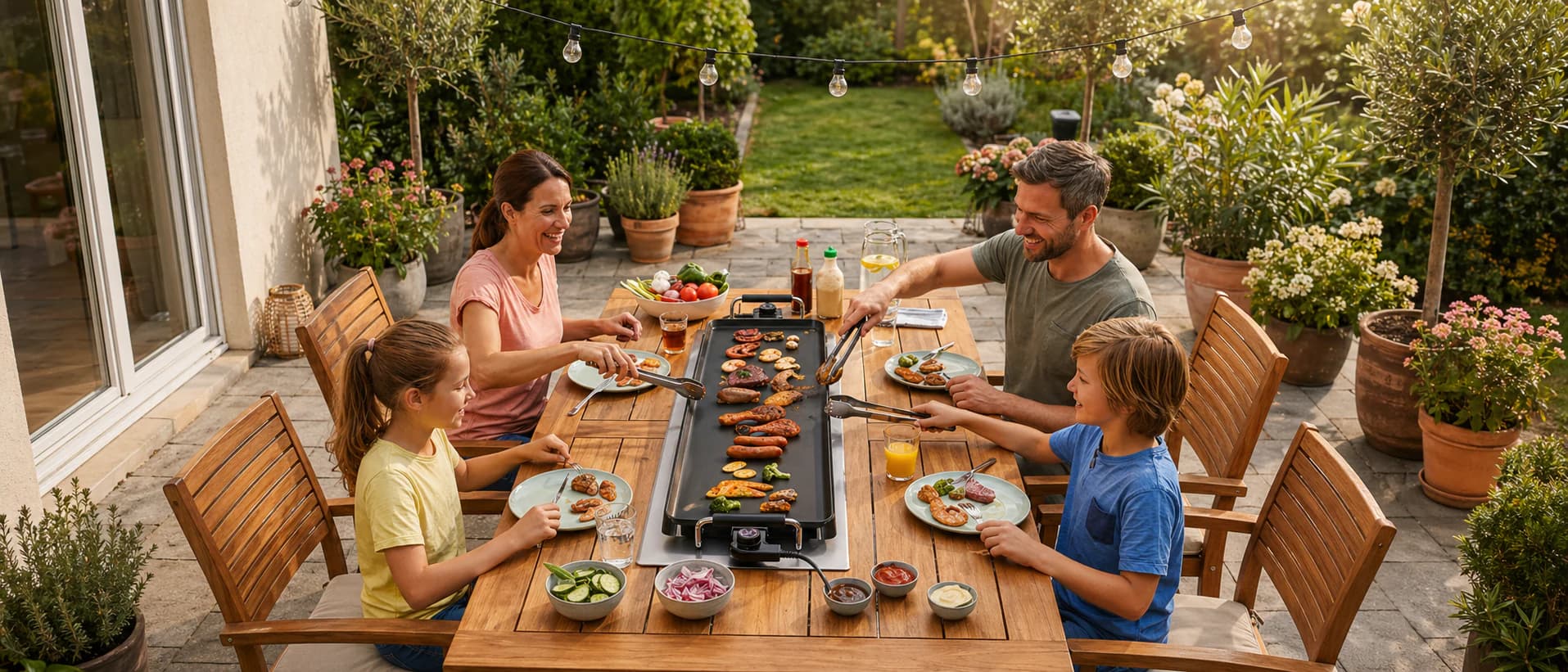 Plancha Grill Électrique XXL — Standard en situation