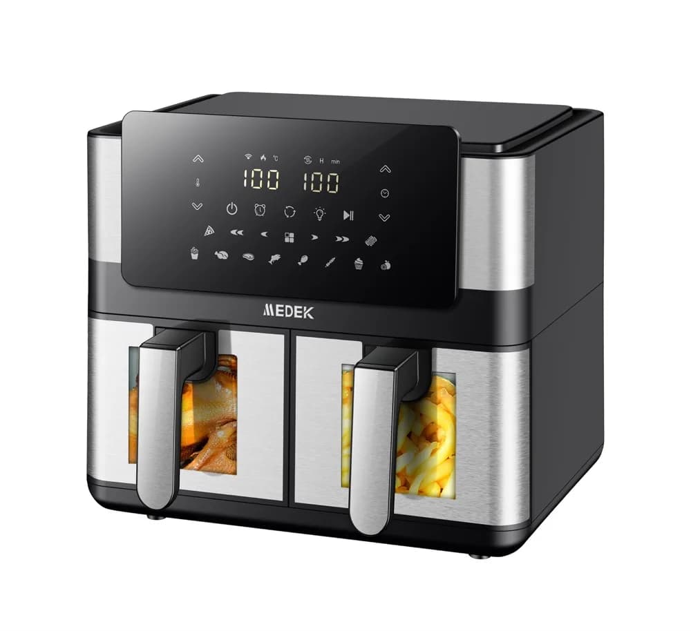 Air Fryer Inox 8,4 L — Double cuve